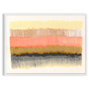 ColorCake, Gray, Yellow, Apricot, 40"x30", Unframed