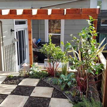 San Francisco Backyard Makeover with Built in Grill