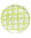Plaid Accent Plate, Lime