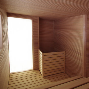 sauna perline rigate