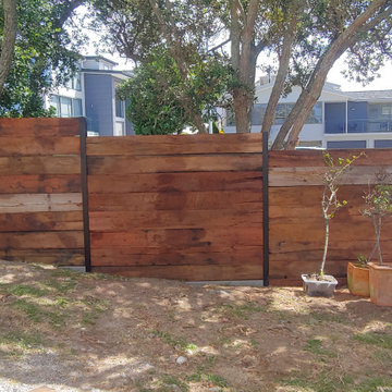 Boulevard Homes Hardwood Sleeper Fence -Auckland.