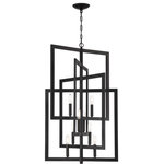 Craftmade Lighting - Craftmade Lighting 44938-ESP Portrait - Eight Light 4-Tier Foyer - With its bold geometric shapes and candle-style buPortrait Eight Light Espresso *UL Approved: YES Energy Star Qualified: n/a ADA Certified: n/a  *Number of Lights: Lamp: 8-*Wattage:60w E12 Candelabra Base bulb(s) *Bulb Included:No *Bulb Type:E12 Candelabra Base *Finish Type:Espresso