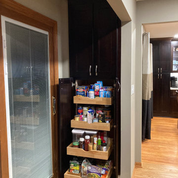 Transitional Kitchen Remodel Done in a Mocha Color