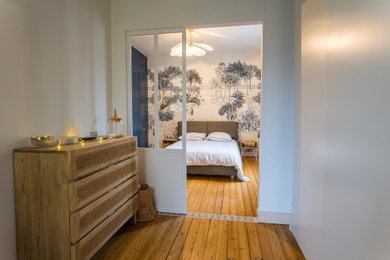 Inspiration pour une chambre minimaliste.