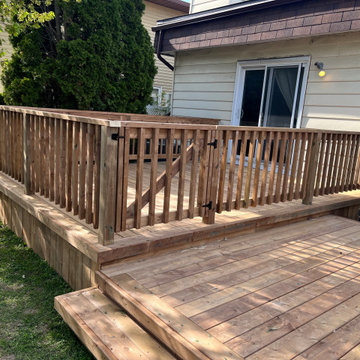Wood Deck Orleans - Multi Level Deck
