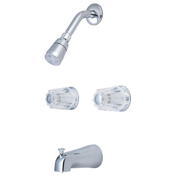 Olympia Faucets P-1220 Elite 1.75 GPM Tub and Shower Trim Package - Polished