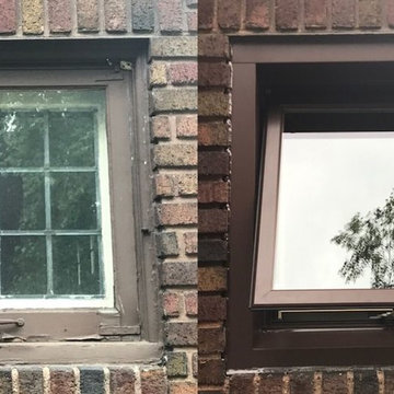 Before & After - Awning Casement Windows