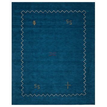 Safavieh Himalaya Collection HIM583 Rug, Blue, 8' X 10'