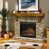 Dimplex Fieldstone Pine and Stone-Look Electric Fireplace Mantel