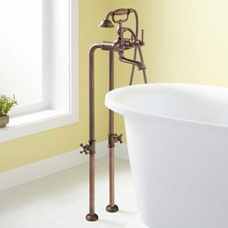 BRUNSWICK FREESTANDING TUB FAUCET & HAND SHOWER - Bathtub Faucets