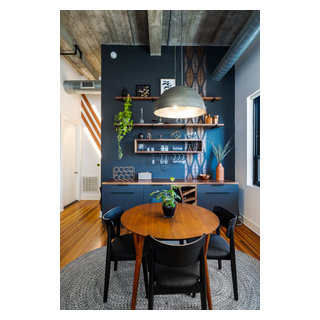 Image showcasing Industrial Condo Renovation - Industrial - Dining Room - New York - by ...