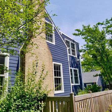 Ranch Exterior Remodel with James Hardie Siding, Evanston, IL