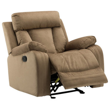 40" Modern Beige Fabric Chair
