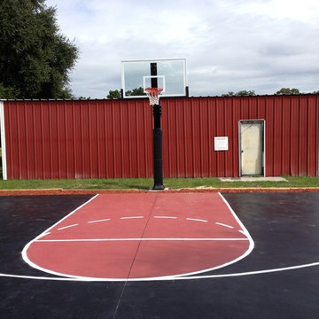 James M's Hercules Diamond Basketball System on a 25x25 in Lake City, FL