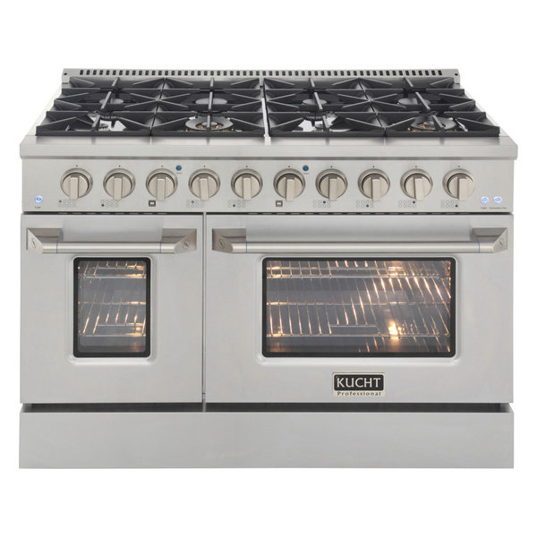KUCHT Professional 48" 6.7 cu. ft. Range, Stainless Steel, Natural Gas