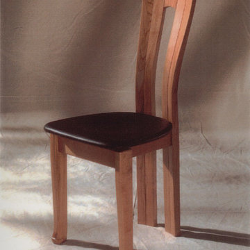 Anfertigungen. Ergonomischer Esszimmerstuhl Kirschbaum