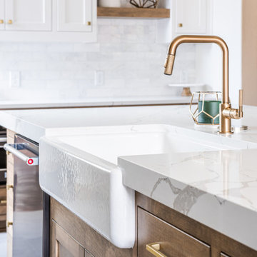 Modern Farmhouse Kitchen, Master Bath Remodel | Prosper, TX