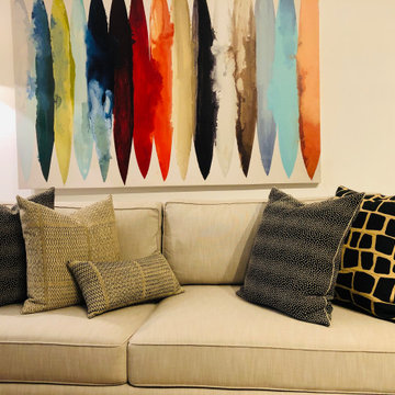 Custom Pillows, Drapes, and Upholstery