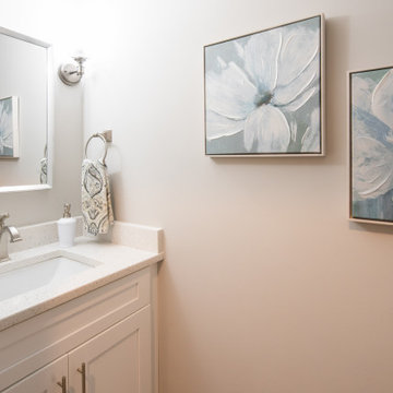 Mix of Rustic & Modern with Calming Blues & Neutrals