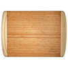 Heim Concept Organic Bamboo Large Cutting Board With End Groove