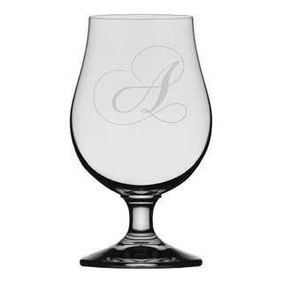P... Monogram Engraved Wine Glass "Y" 12.75 Ounce Personalized Etched Gift 