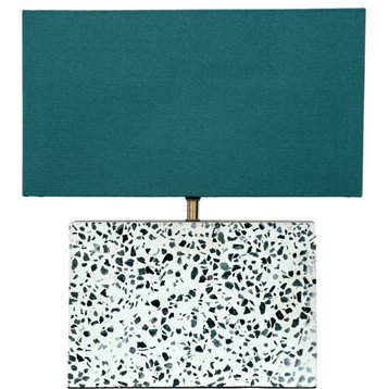 Terrazzo Square Table Lamp, Multi