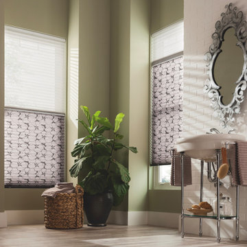 Patterned Honeycomb Cellular Shades