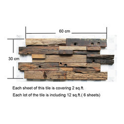 3d wood tile for interior design - Products
