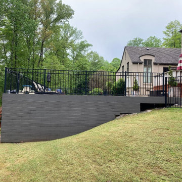 Low Maintenance Poolside Deck Addition in Mountain Brook AL