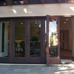 Custom wood Bi-folding units - Front Doors