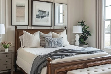 Inspiration for a timeless bedroom remodel in San Diego