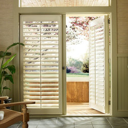Hunter Douglas Palm Beach&trade; Polysatin Shutters - Window Blinds