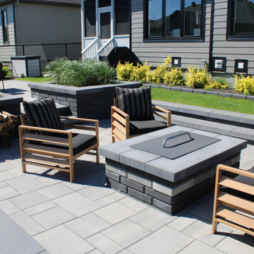 Unique Backyard Paver Project