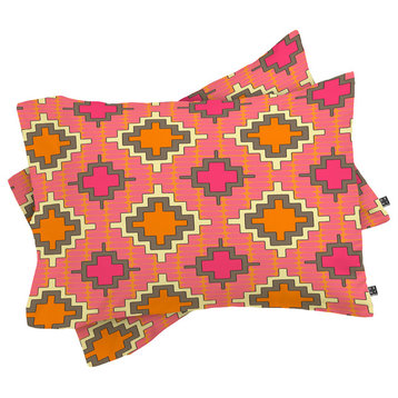 Deny Designs Sharon Turner Tangerine Kilim Pillowcase