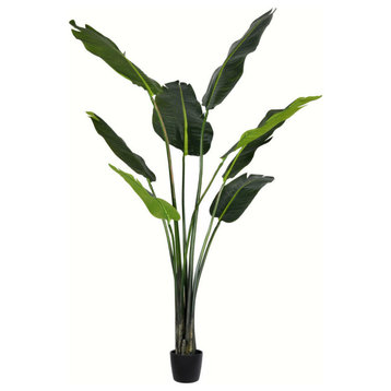 Vickerman 5' Artificial Potted Travellers Palm Tree