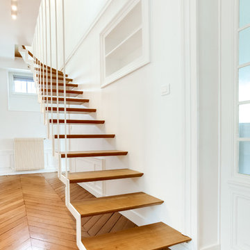 escalier suspendu