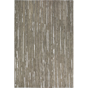 Dalyn Vibes Accent Rug, Pewter, 3'6"x5'6"