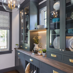 Narragansett, Rhode Island - Transitional - Walnut Pantry Countertop - Kitchen Countertops