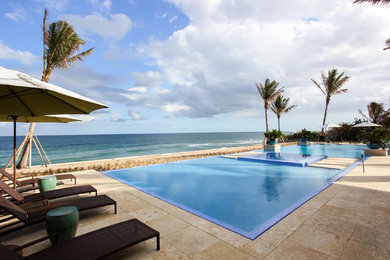 Example of a tuscan pool design in Boston
