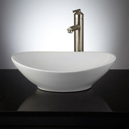 Valor Oval Vessel Sink - Bathroom Sinks