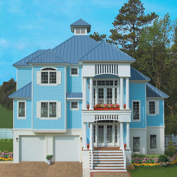 Sater Design Collection's 6808 "Santa Rosa" Home Plan