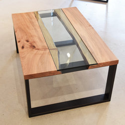 Inverted Live Edge Maple Coffee Table - Furniture