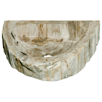 Petrified Wood Sink, Pewd-#001-12, 18.5"x14.5"