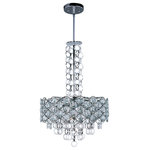 Maxim Lighting International - Cirque 8-Light Pendant, Polished Chrome - Brighten your home with the Cirque Pendant light. This 8-light pendant can be hung alone or with another over the kitchen island or dining table. Finished in polished chrome with glass, the Cirque Pendant complements nearly any existing color scheme.