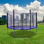 Home Beyond 10 FT Trampoline Safety Enclosure Net W/Spring Pad
