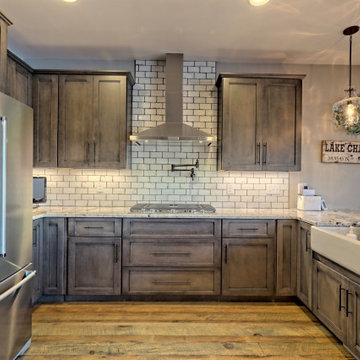 Lake's Edge: Rustic Craftsman Lake Home