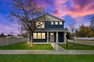Arts and crafts exterior home photo in Boise