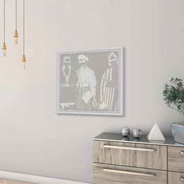 "Inverted Colors" Framed Painting Print