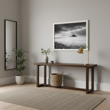 Abandoned West Pier Landscape Photo Transitional Wall Art