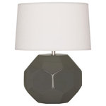 Robert Abbey - Robert Abbey Franklin 1 Light Accent Lamp, Ash Glazed Ceramic - *Part of the Franklin Collection